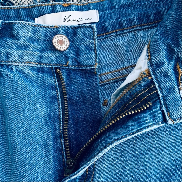 KanCan Estilo Cut Out Zipper Distressed Jeans Size 25 NWOT - Picture 11 of 11